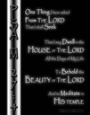 Psalm 27_4 11X14